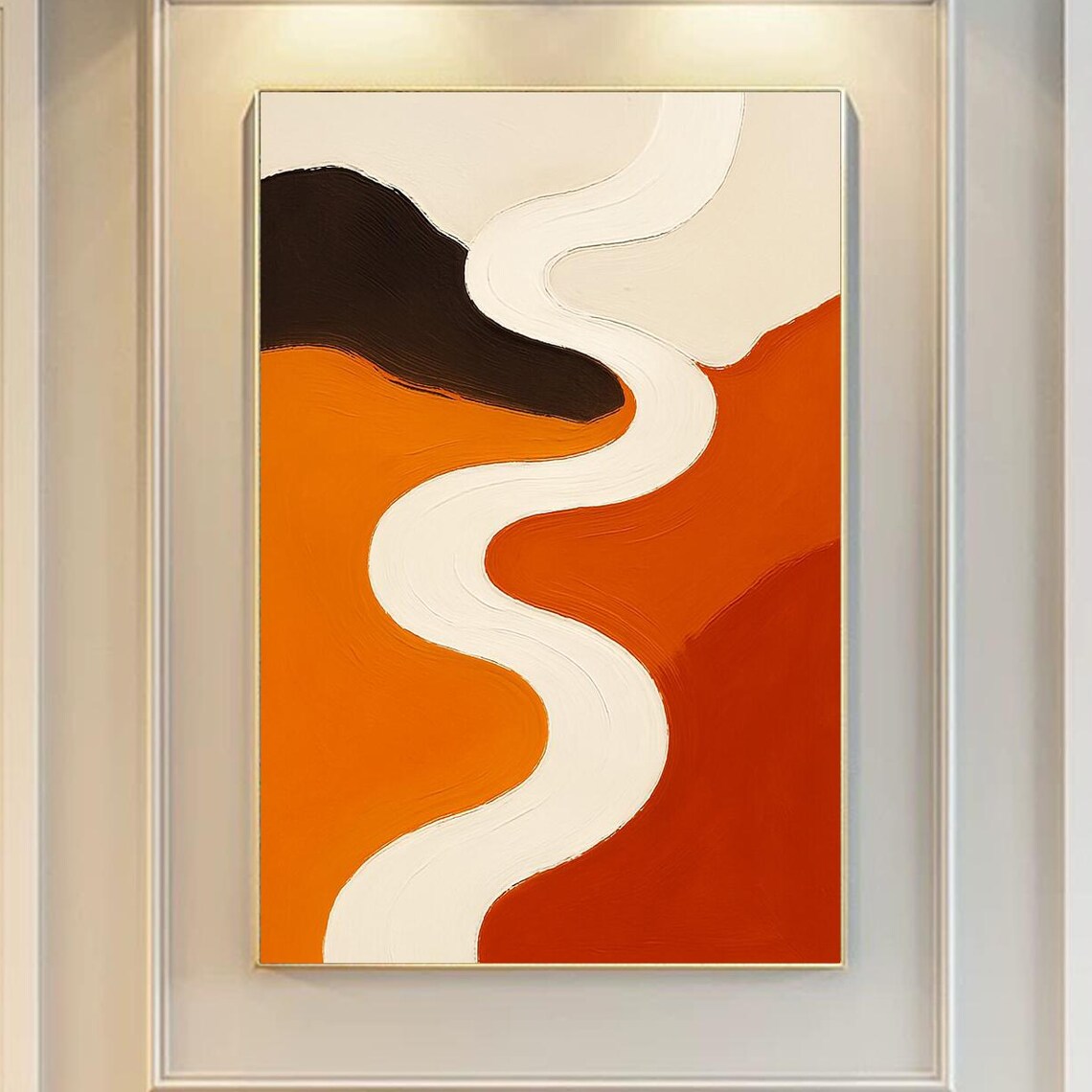 Abstract Painting, Minimalist Geometric Wall Art