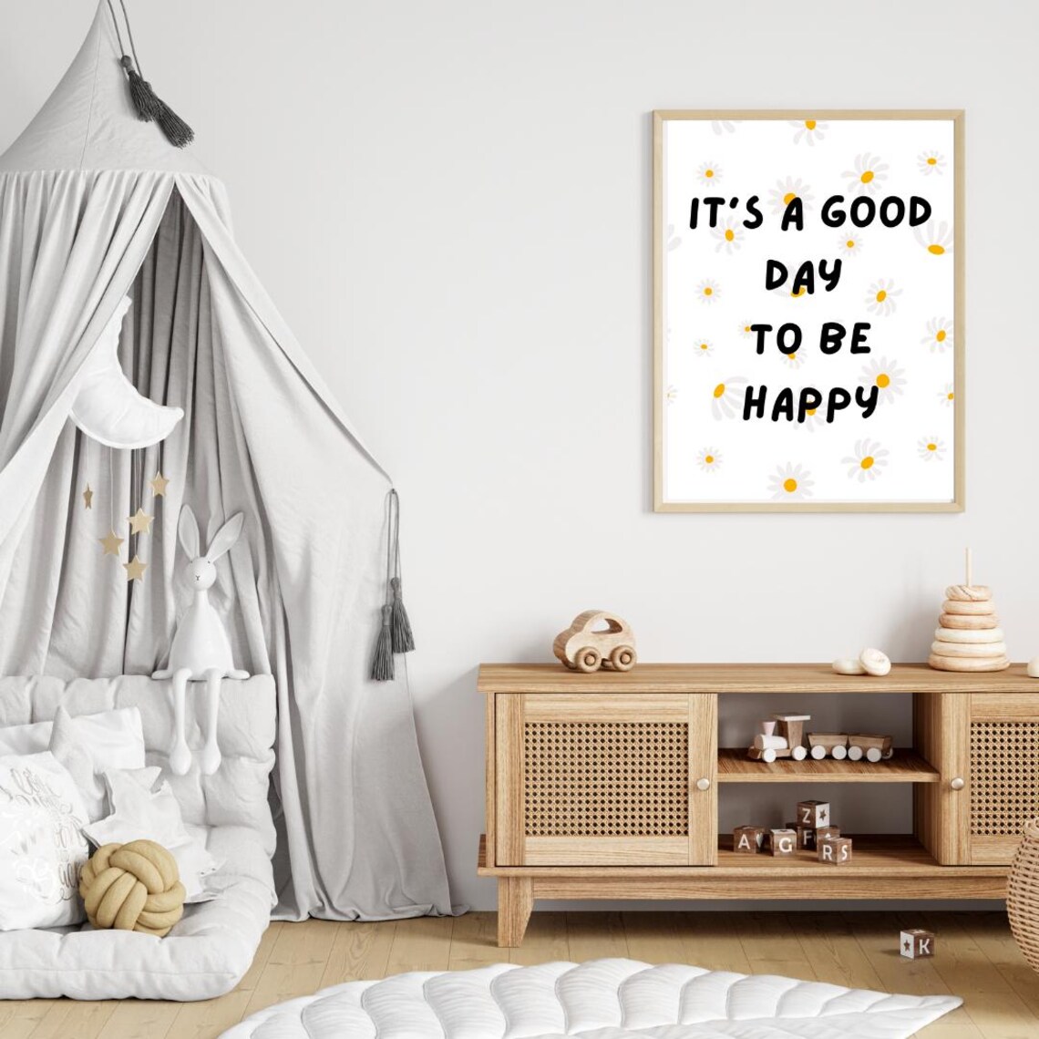 Good Day To Be Happy Daisy Inspirational Poster - Image 3