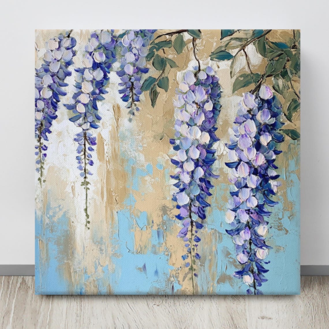 Wisteria Flower Wall Art Painting Print Print Vine Wall Art Flower Wall Art Large Painting Wall Art Wisteria Plant Art - Image 4