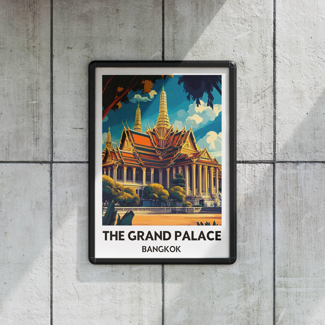 Grand Palace Bangkok, Thailand Travel Poster - Image 2