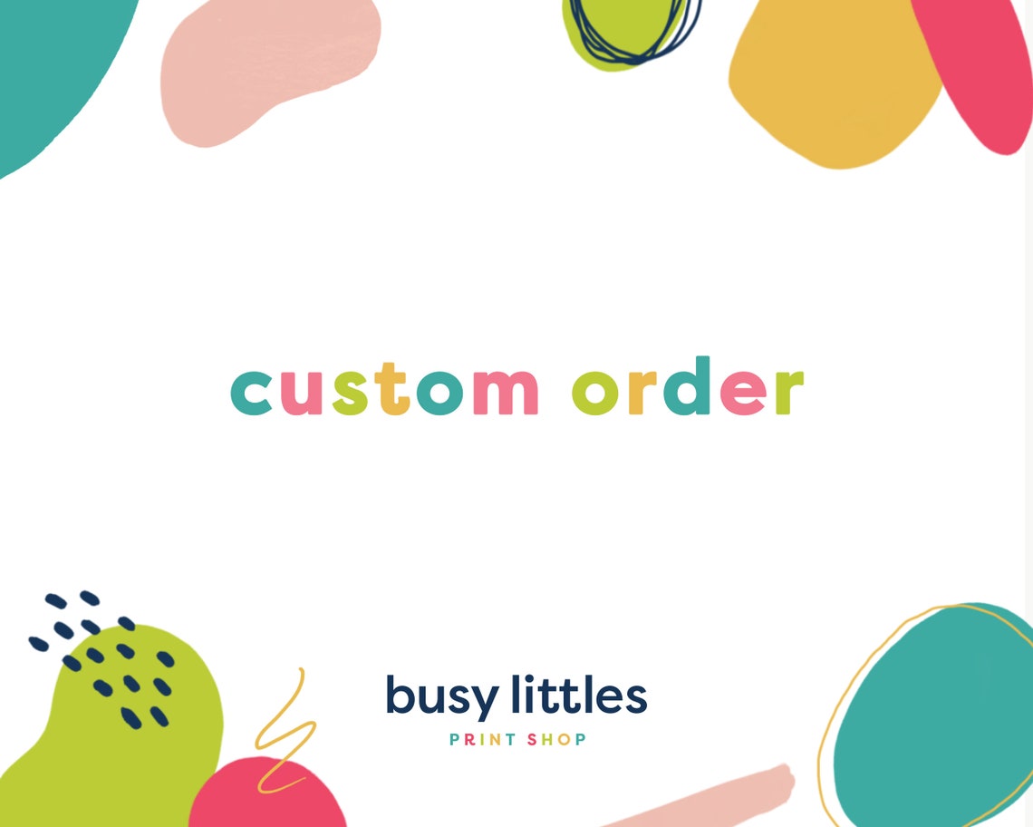 Reserved Custom Order For Lisa