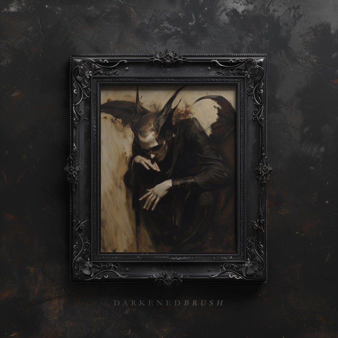 Dark Arts Dcor For Elegant Homes Artful Horror And Gothic Oil Paintings Victorian Goth Prints Academia Artwork