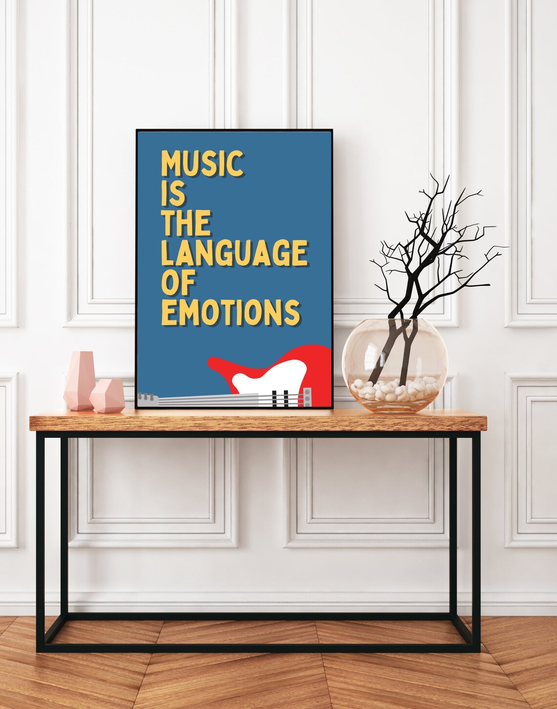 Inspirational Music Guitar Quote, Motivational Poster - Image 2