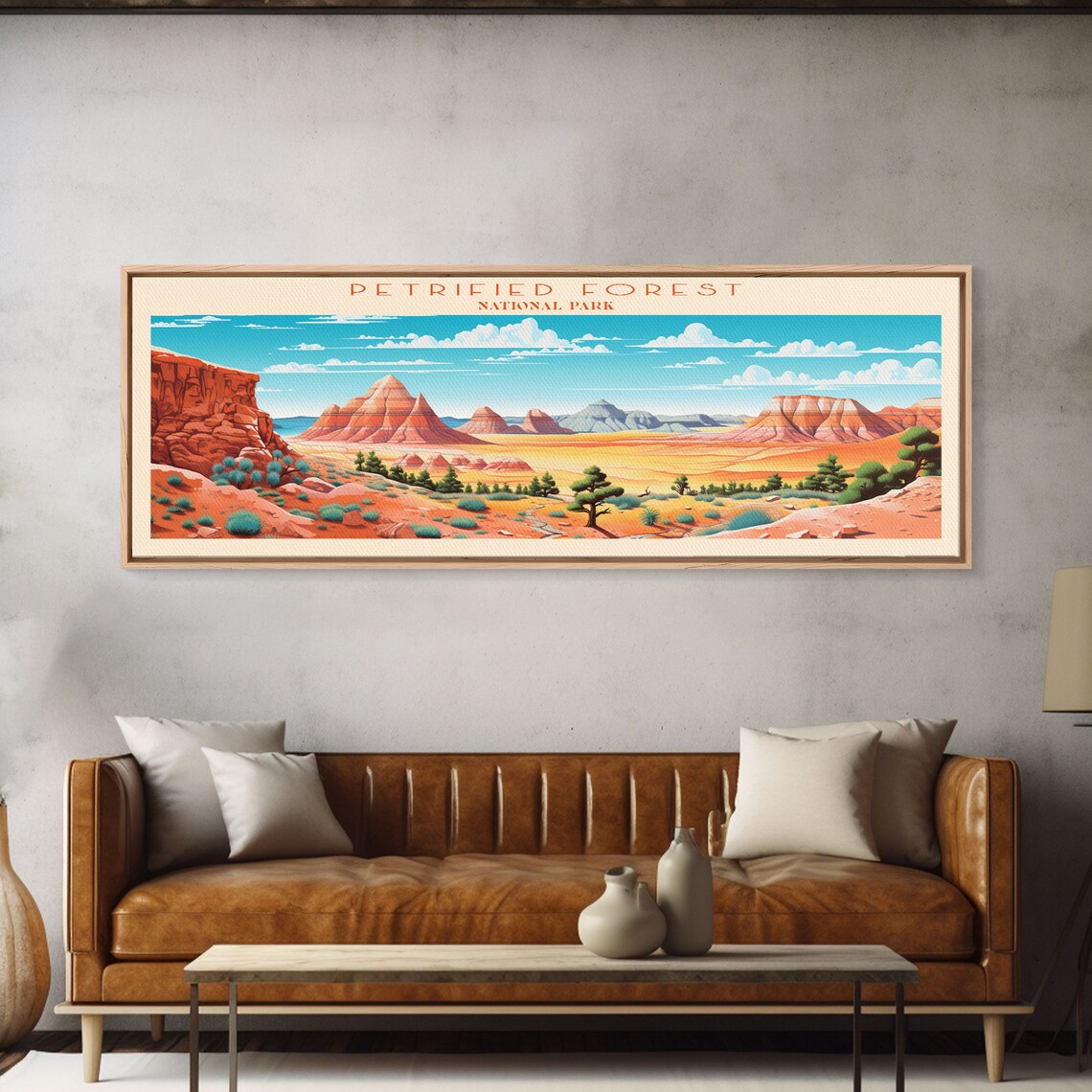 Petrified Forest National Park Red Rock Desert Landscape Travel Poster - Image 6