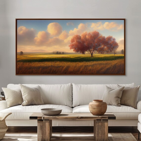 Lone Tree Texas Field, Texan Prairie Landscape