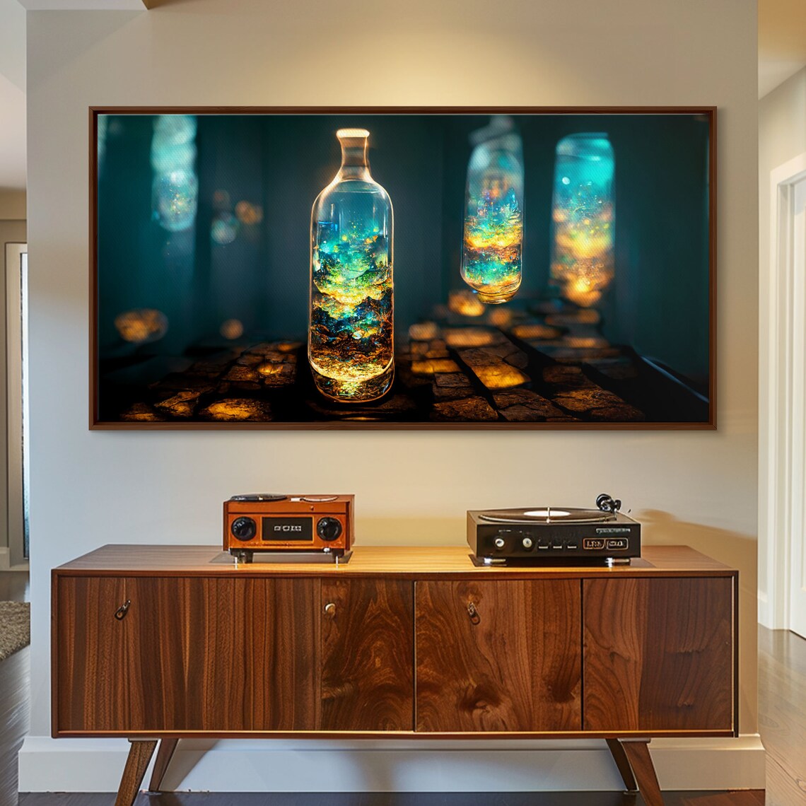 Miniature World In A Bottle, High Fantasy Art Print - Image 5