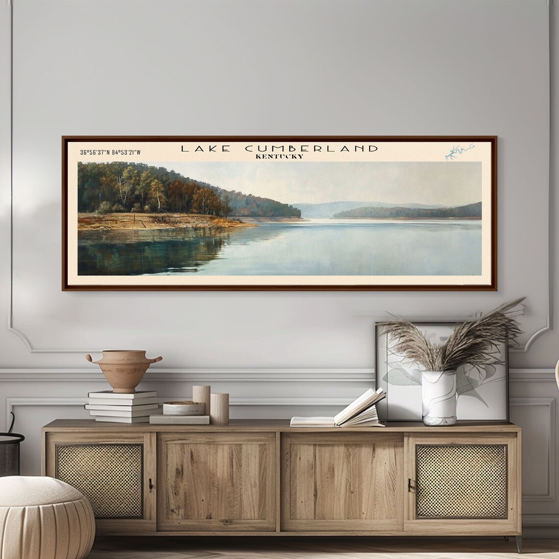 Lake Cumberland Kentucky Travel Poster, Scenic Lake - Image 6