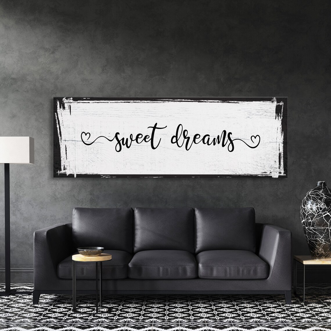 Sweet Dreams Bedroom Sign, Master Bedroom Wall Art Print - Image 3