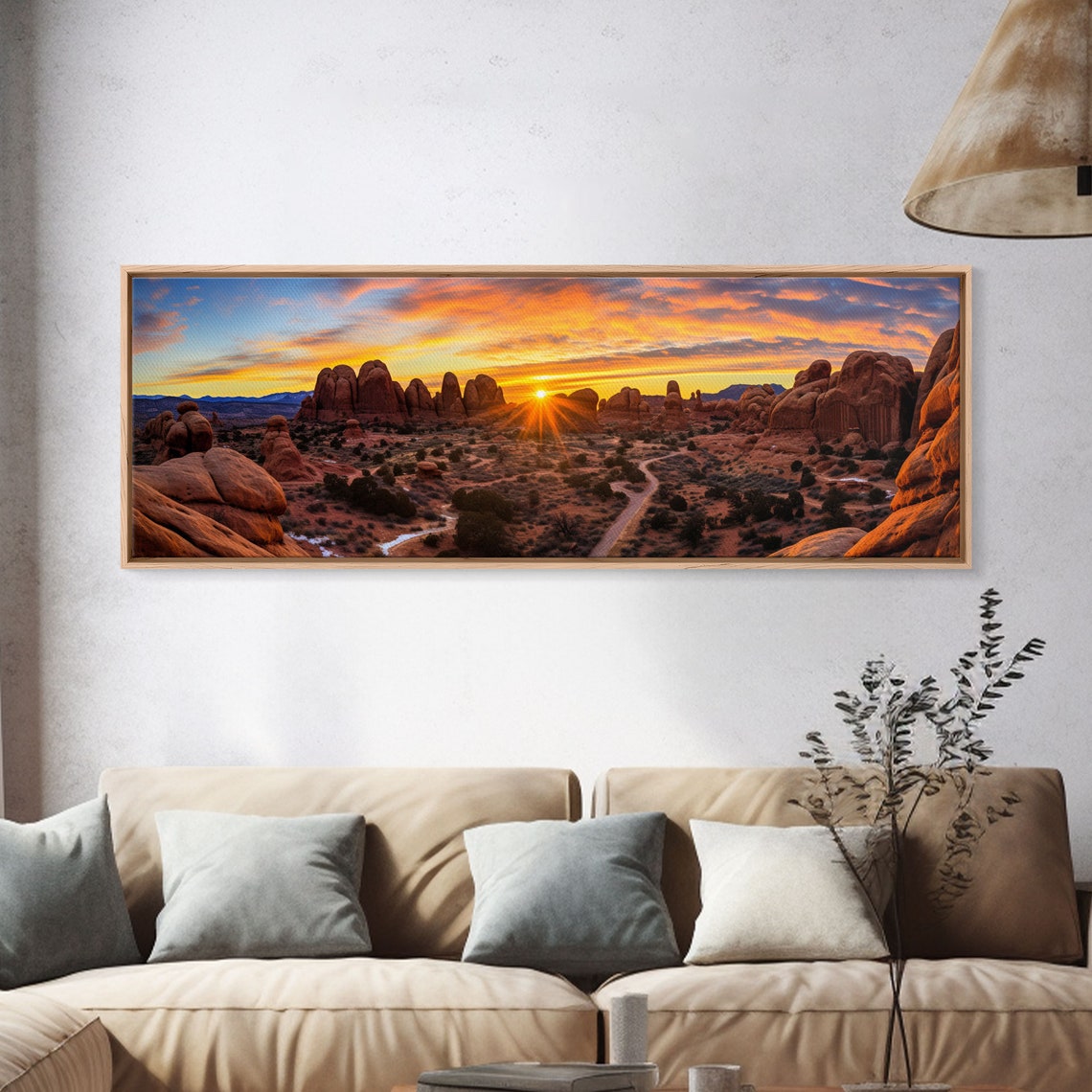 Arches National Park Utah Sunset Red Rock Fins Photography Print - Image 3