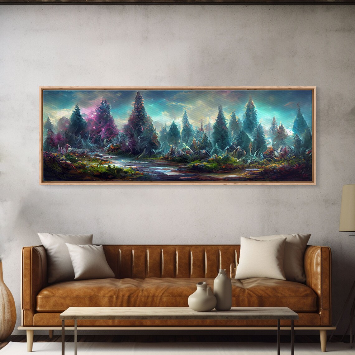 High Fantasy Forest Art Print, RPG Concept Art