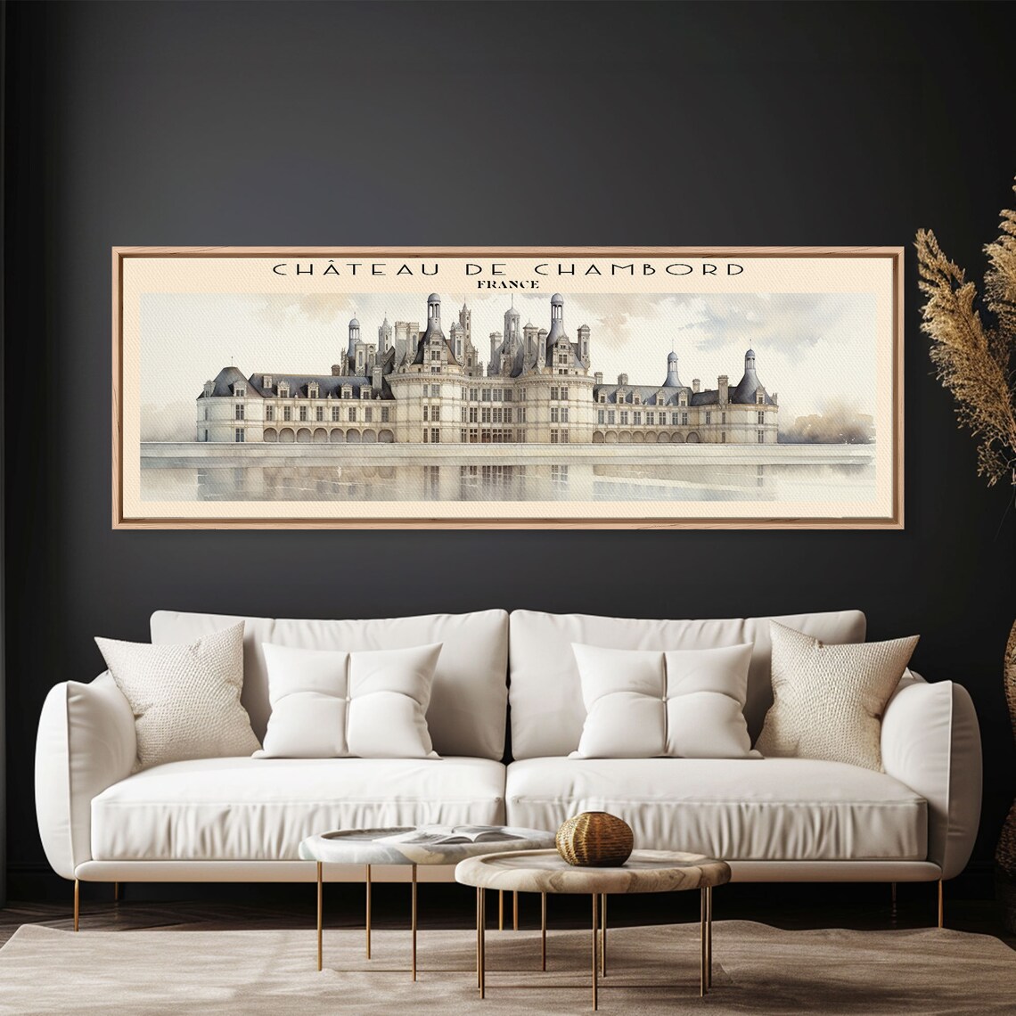 Chateau De Chambord France Panoramic Travel Poster - Image 5