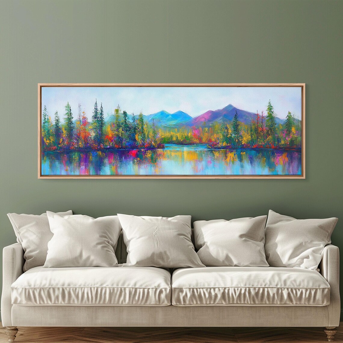 Abstract Landscape Surreal Art Print, Panoramic Fantasy - Image 6