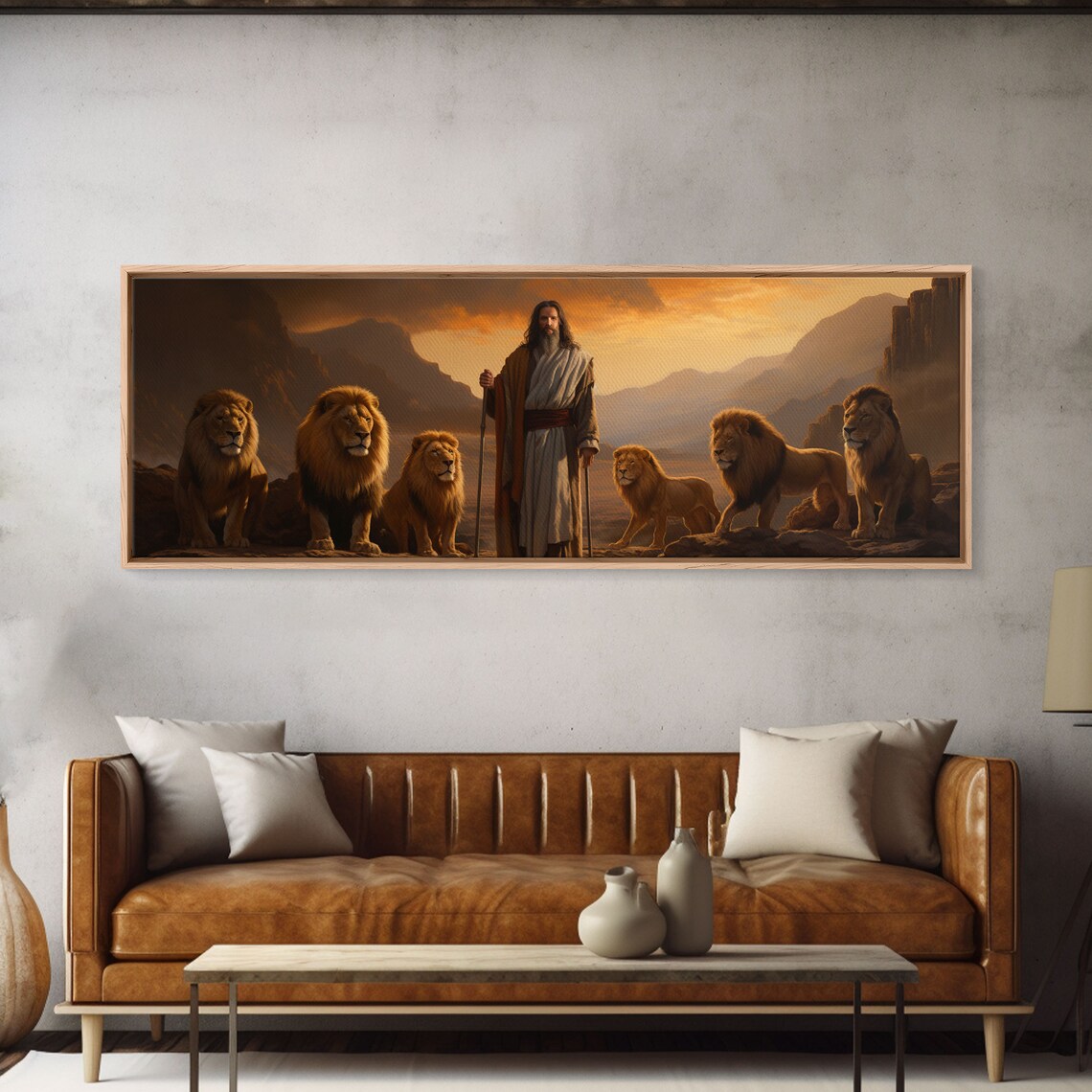Jesus, Lion of Judah Christian Wall Art Print