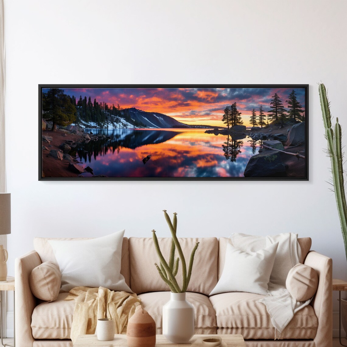 Crater Lake National Park Panoramic Landscape Print