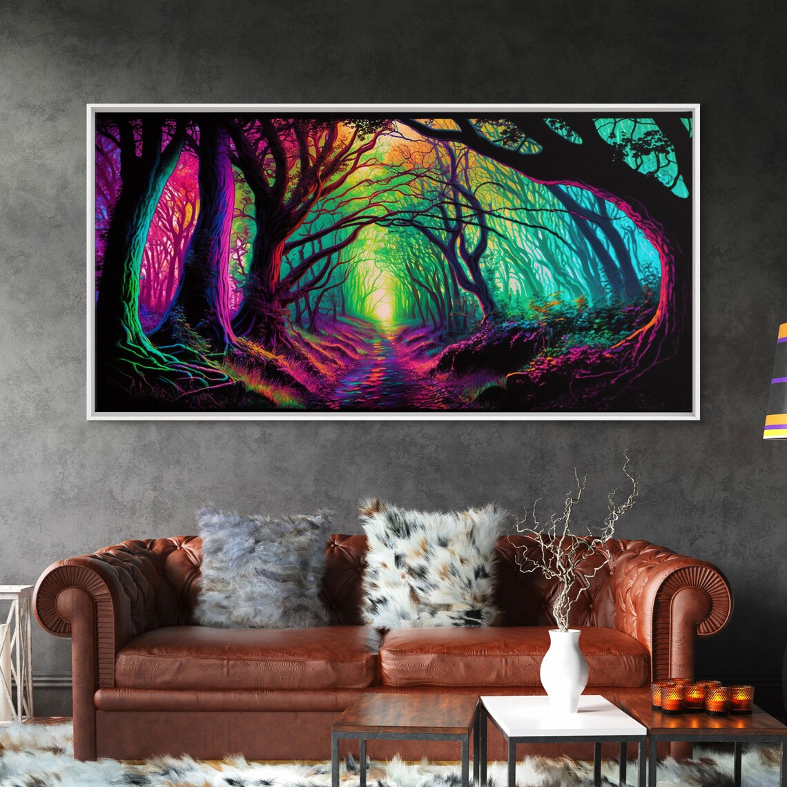 Secret Grove Fantasy Art Forest Landscape Print