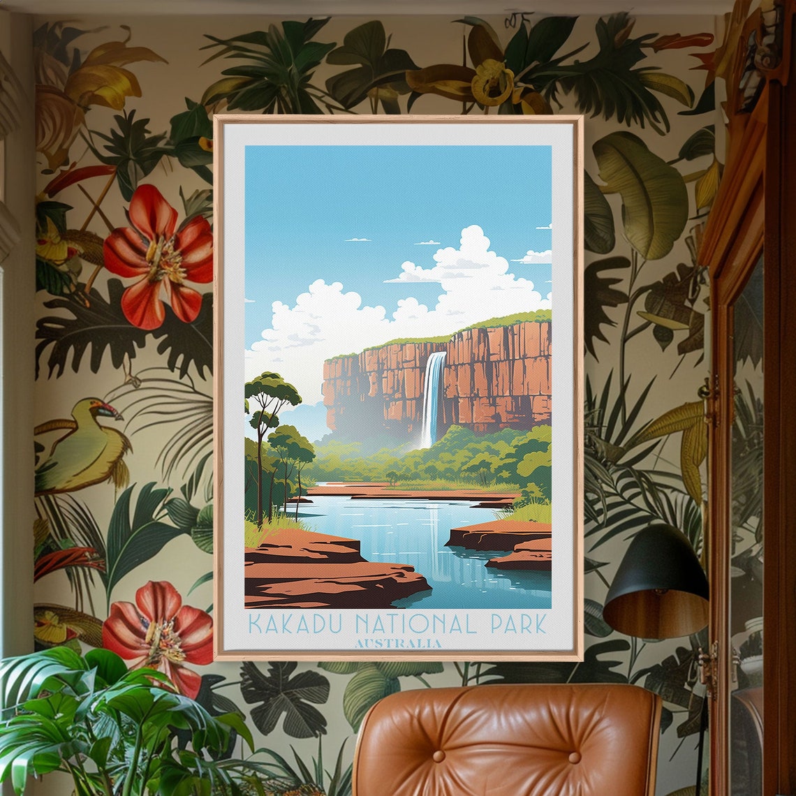 Kakadu National Park Australia Waterfall Sandstone Escarpment Poster - Image 6