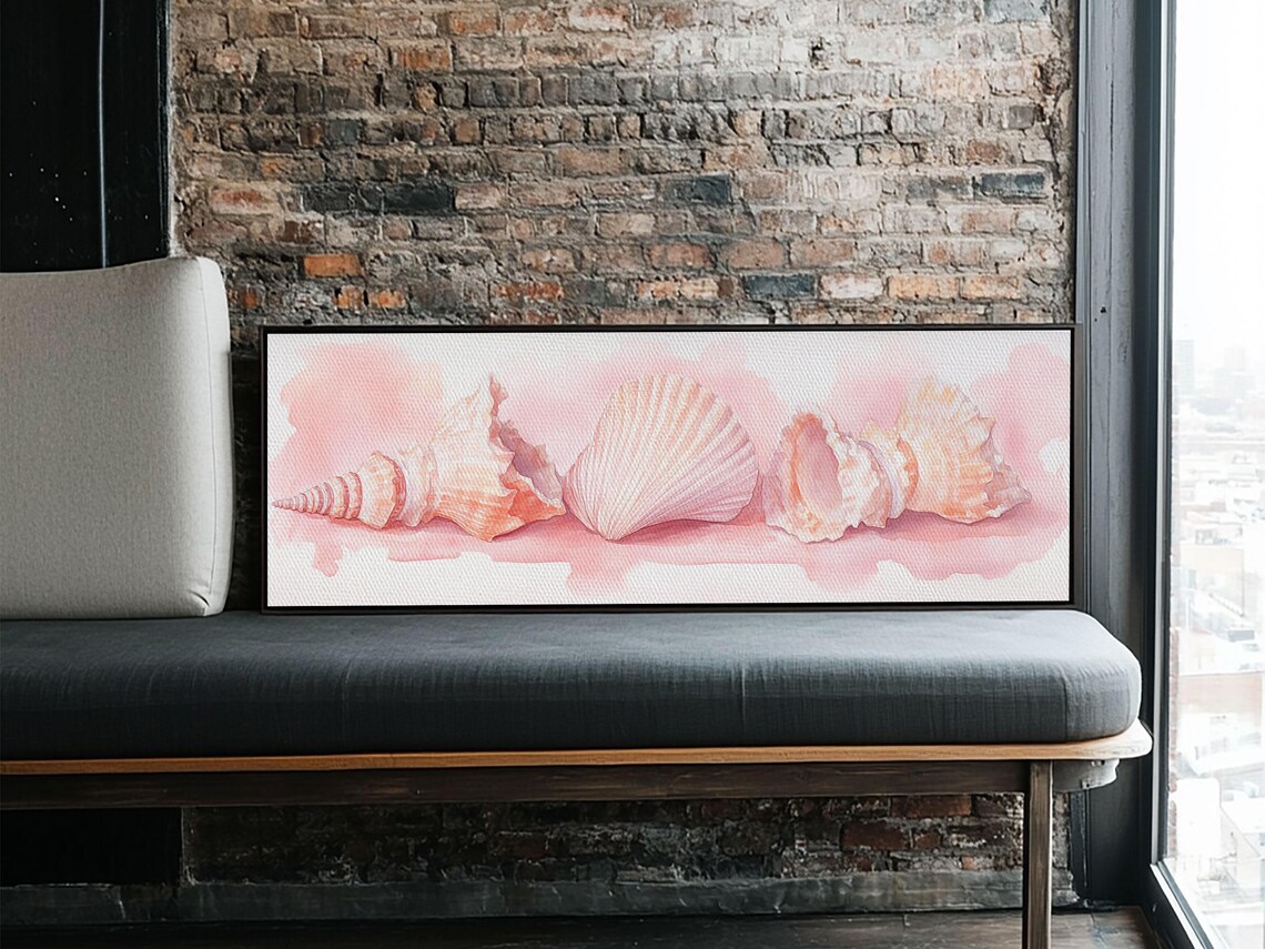 Shell Painting, Coastal Nautical Decor Idea - Image 5