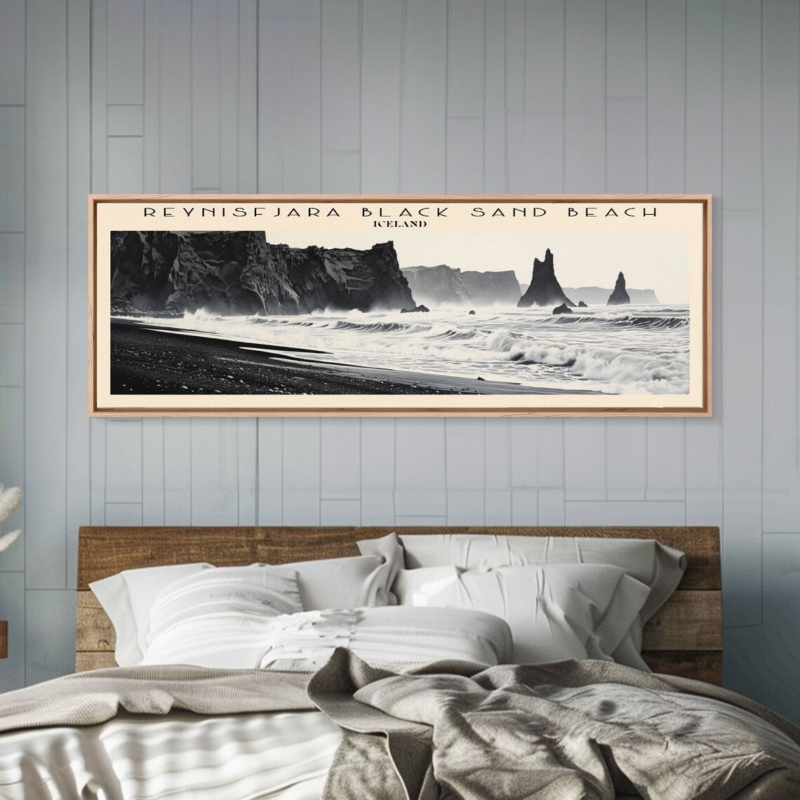 Reynisfjara Black Sand Beach, Iceland Travel Poster - Image 4