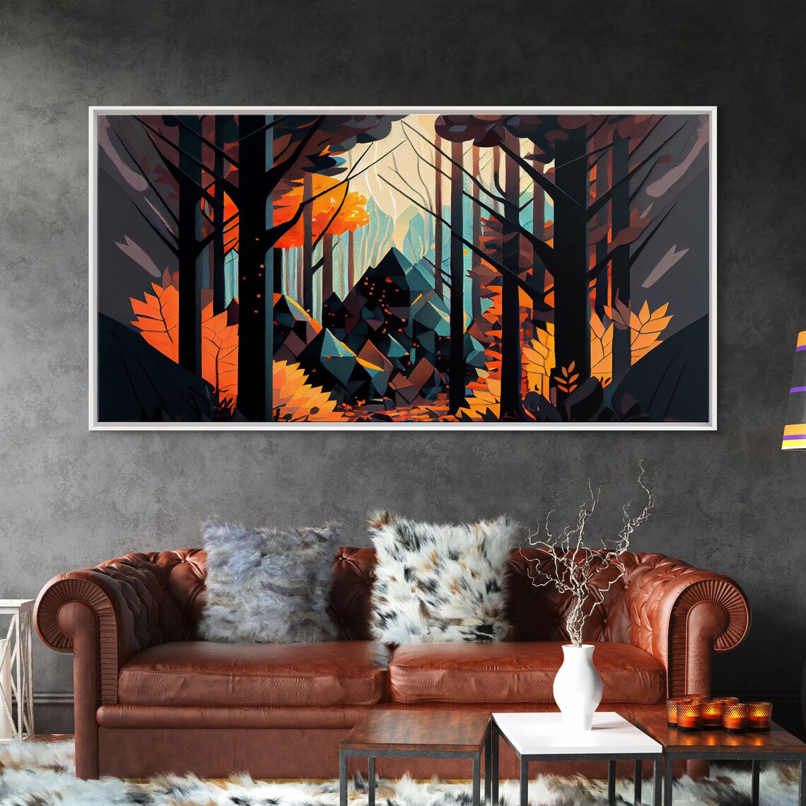 Forest Fire Seen Through A Kaleidoscope, Art Print - Image 5