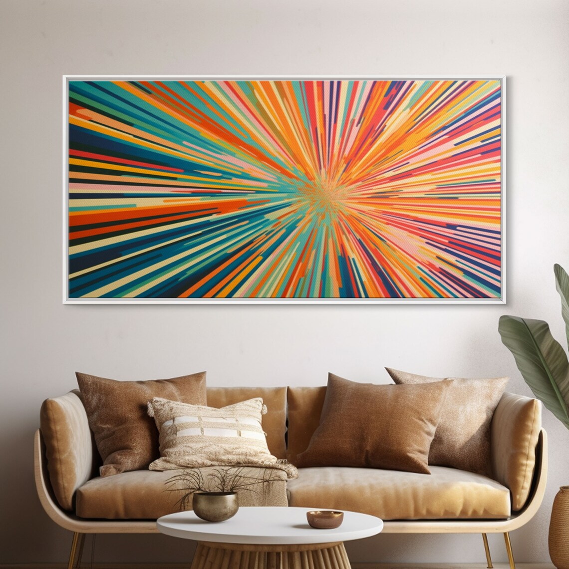 Mid-Century Modern Light Speed Tunnel, Art Print - Image 5