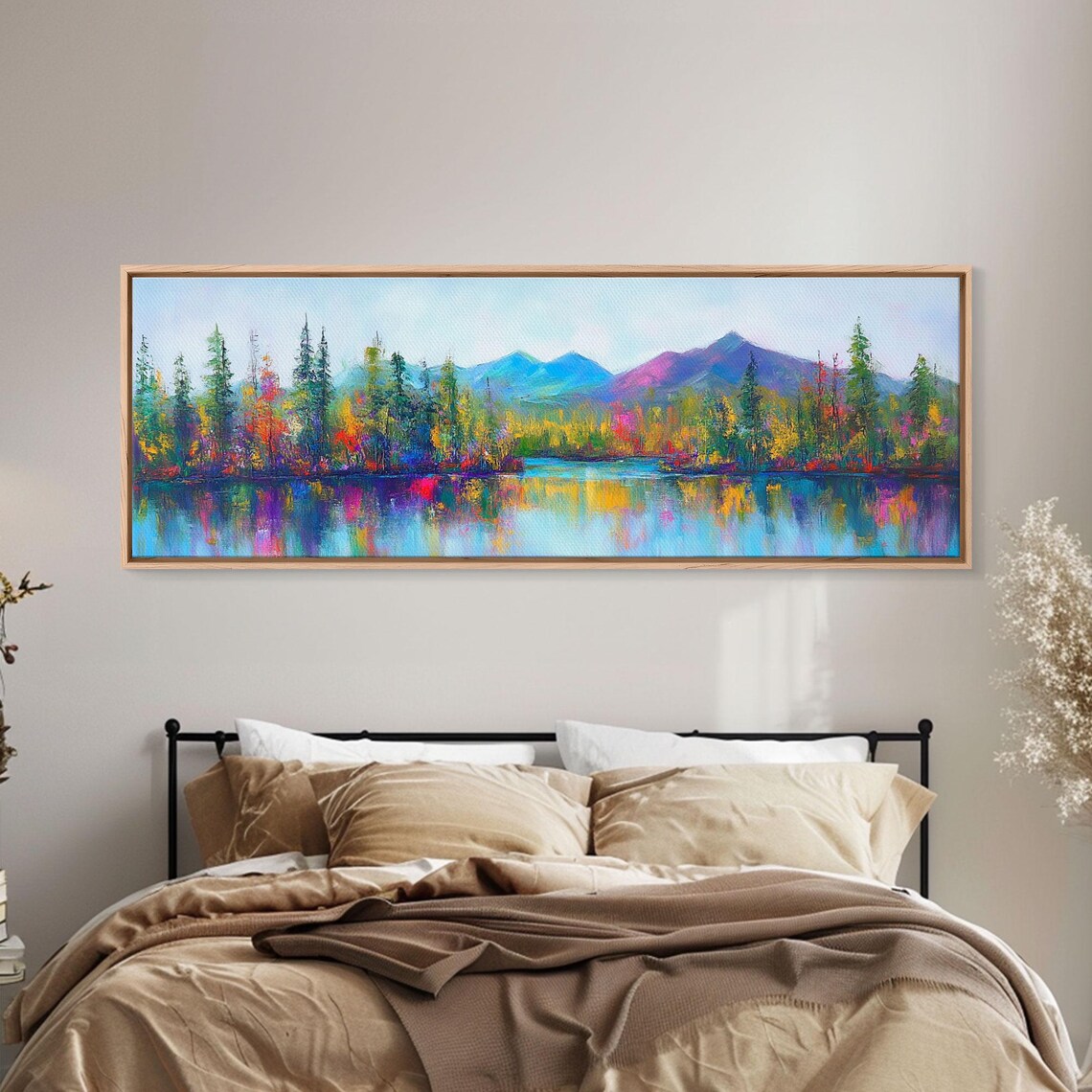 Abstract Landscape Surreal Art Print, Panoramic Fantasy - Image 2