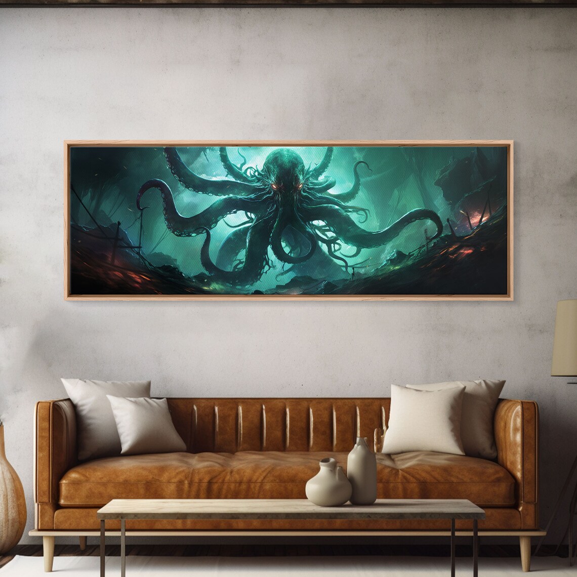 Rise Of Cthulhu Gothic Dark Art Poster Print - Image 6