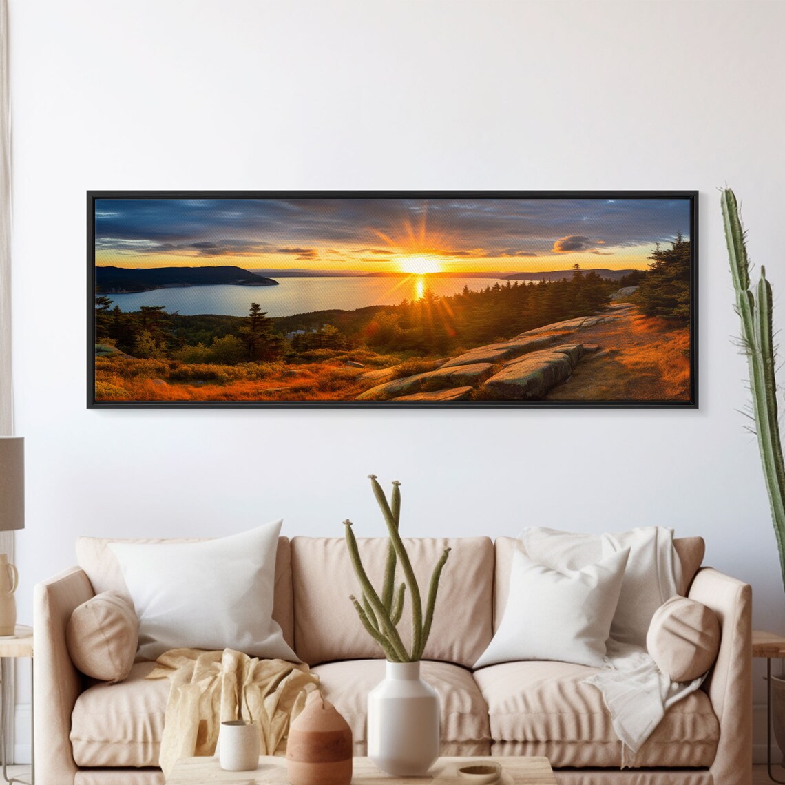 Acadia National Park Maine Sunrise Lake Forest Trail Photography Print - Image 5
