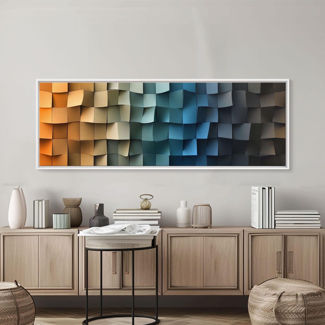 The Beach In My Dreams Framed Print Abstract Geometric Patterns Wall Art - Image 5
