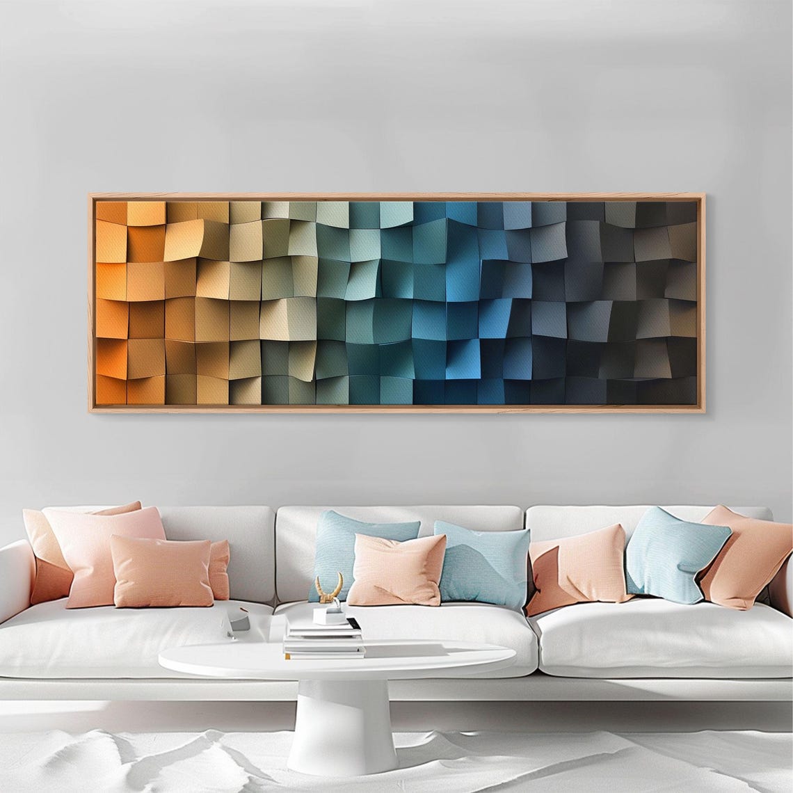 The Beach In My Dreams Framed Print Abstract Geometric Patterns Wall Art - Image 6