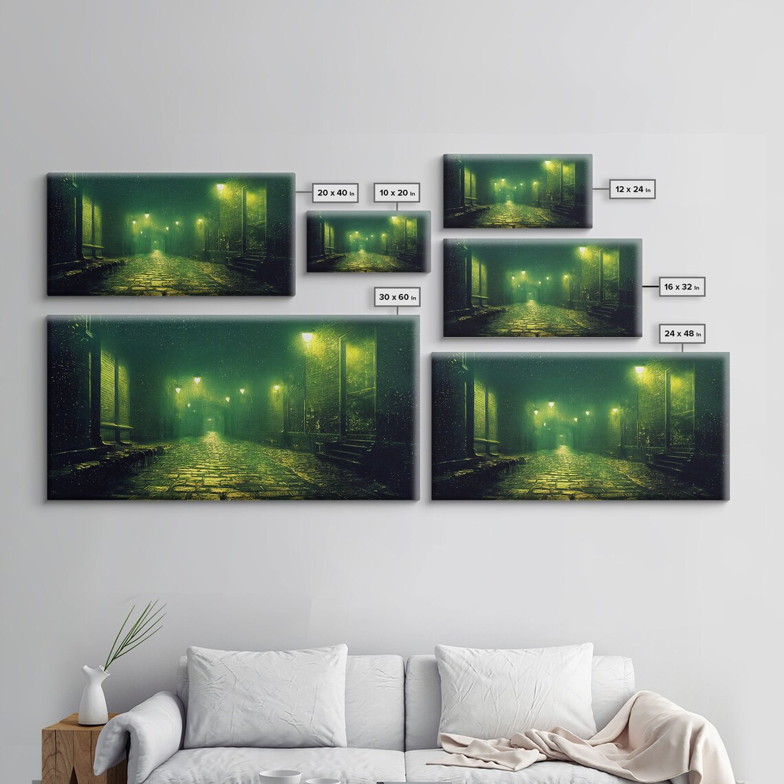 Foggy London Streets Travel Poster - Image 2
