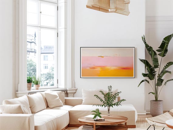 Abstract Frame Tv Art Art For Frame Tv Bright Abstract Oil Painting Bold Abstract Art 068