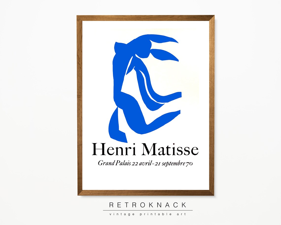 Matisse Print Exhibition Poster Wall Art Mid Century Modern Living Room Decor Vp79 - Image 2