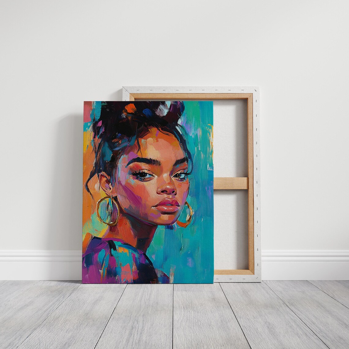 Abstract Portrait Of A Bold Woman, Contemporary Art Print - Image 3