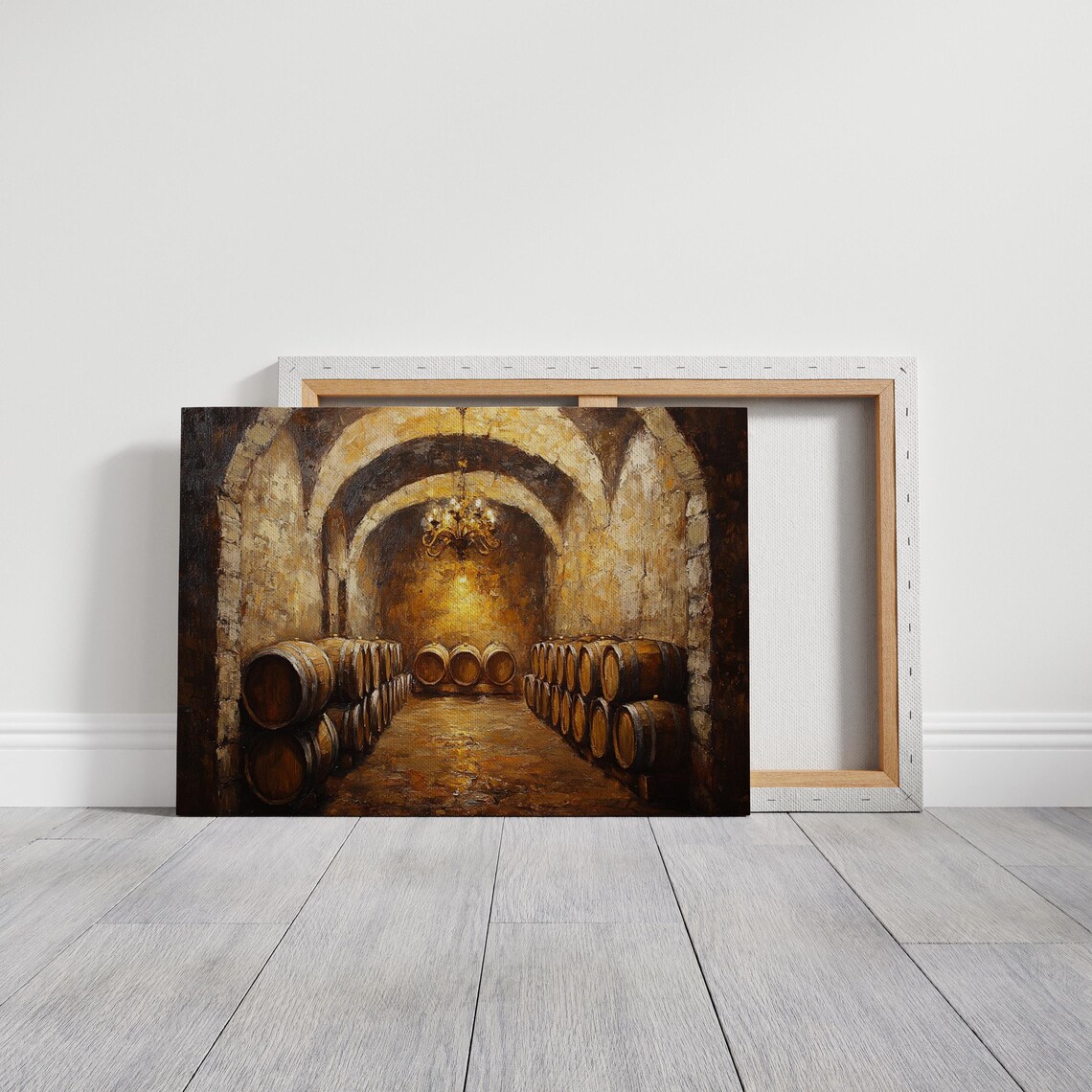 Rustic Wine Cellar, Vintage European Winery Decor - Image 3