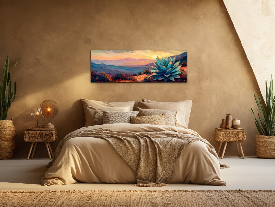 Agave Cactus Wall Art Print, Southwest Style Decor - Image 7