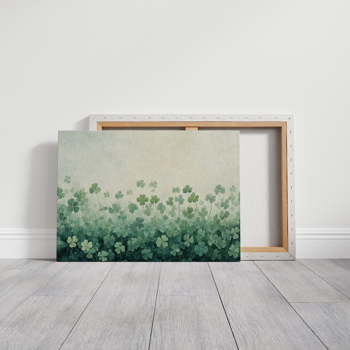 Shamrock Field, Nature Inspired Art Print - Image 4