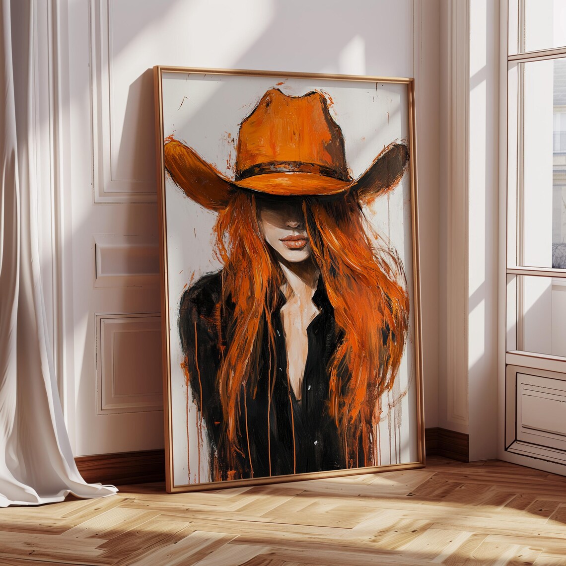 Cowgirl, Western Painting for Home or Office