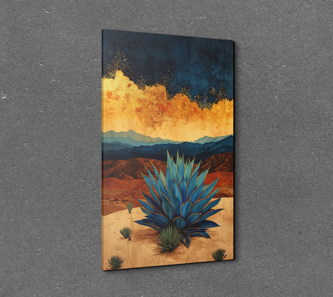 Mid Century Modern Agave Art Print - Image 3