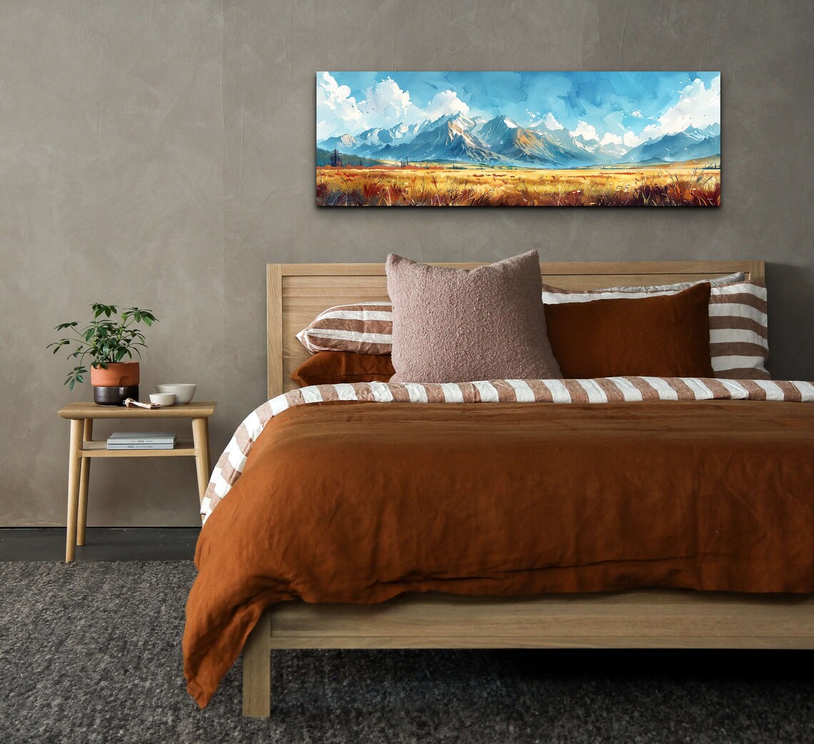 Brooks Mountain Range Mid-Century Modern Landscape - Image 5