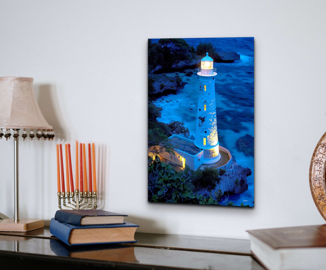 Lighthouse Nautical Art, Ocean Art Print - Image 4