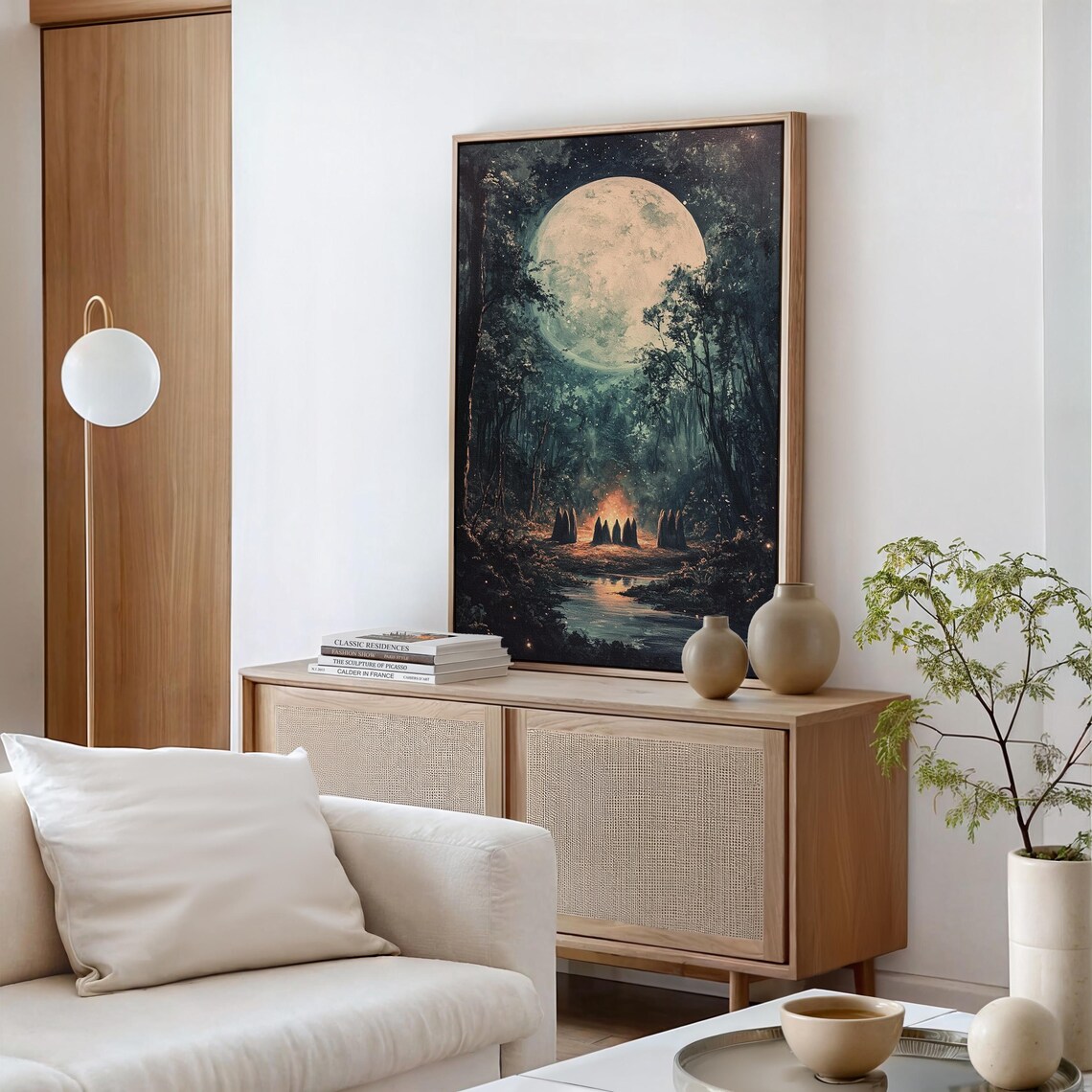 Enchanting Forest Moonlight, Witchy Woodland Magic - Image 5