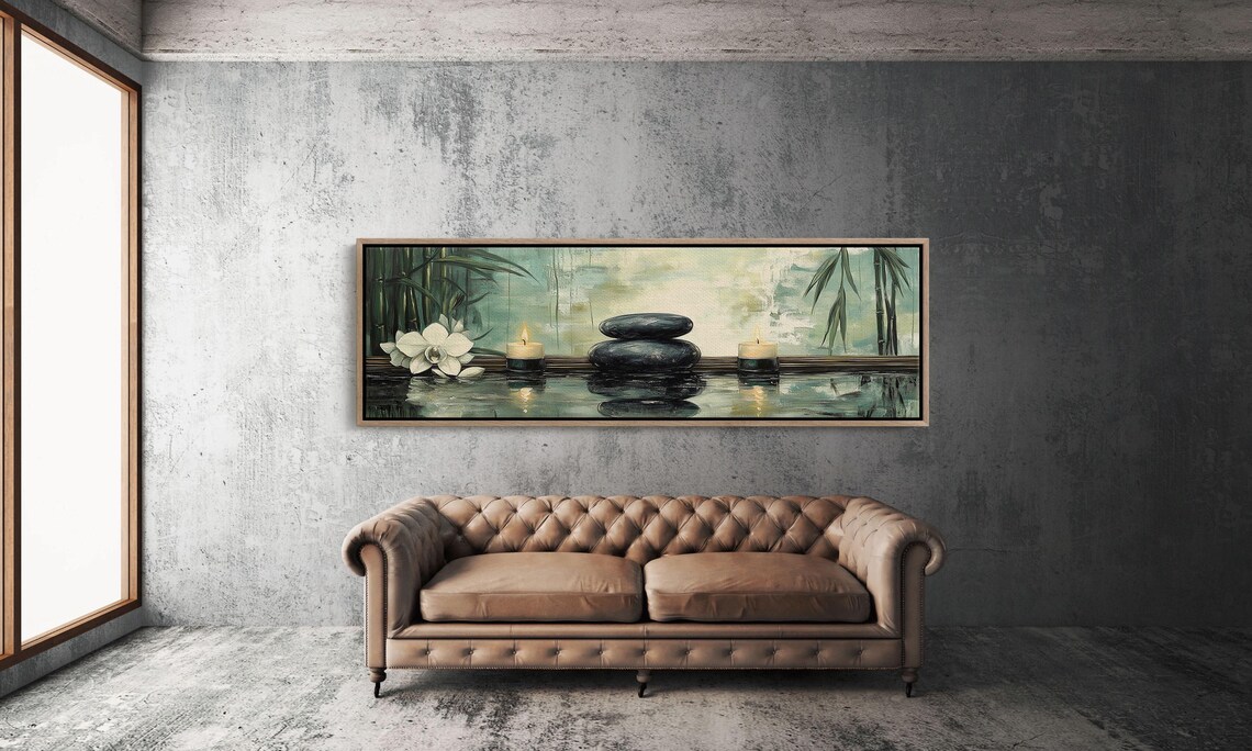 Zen Spa Stones And Bamboo, Tranquil Spa Ambiance - Image 3