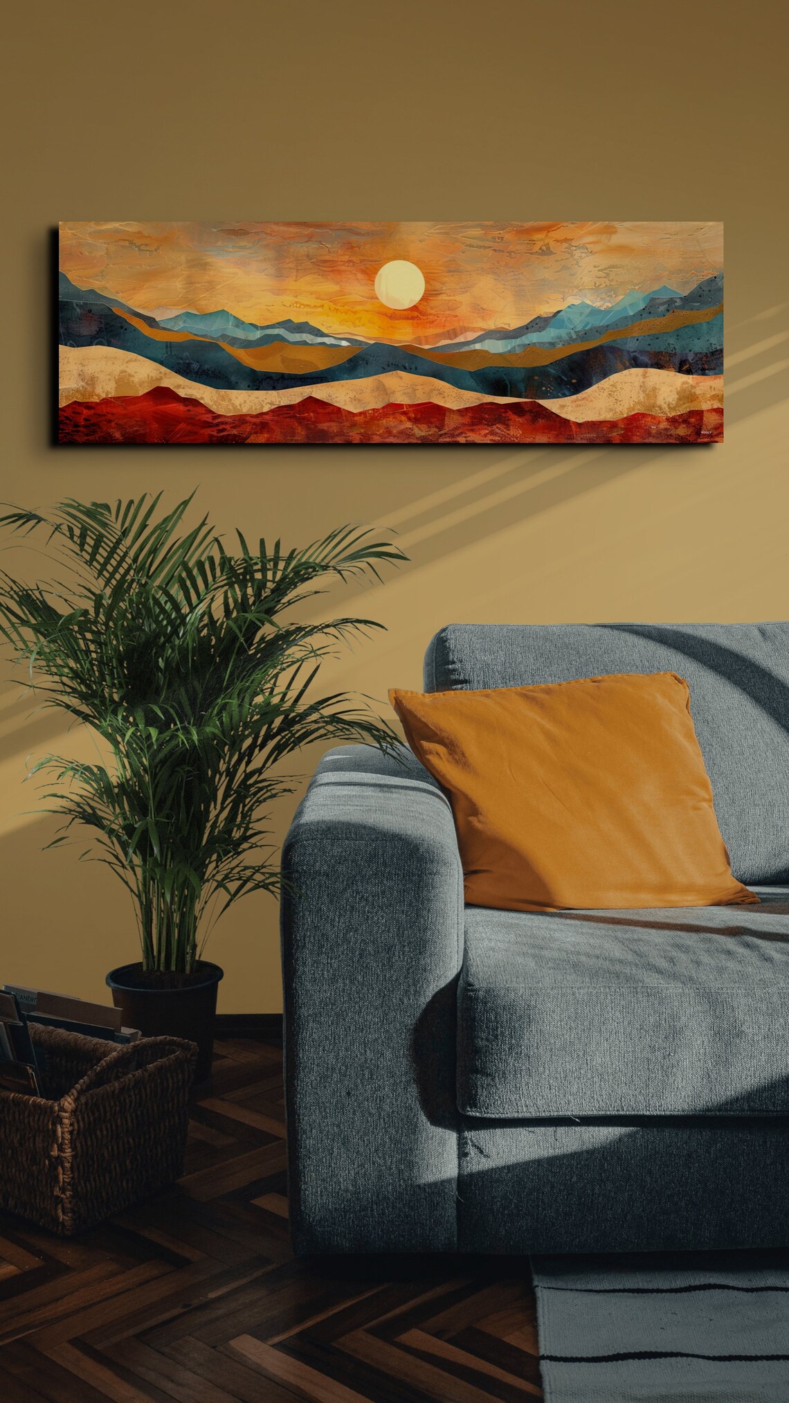 Southwest Style Sunset Wall Art Print, Modern Decor - Image 6