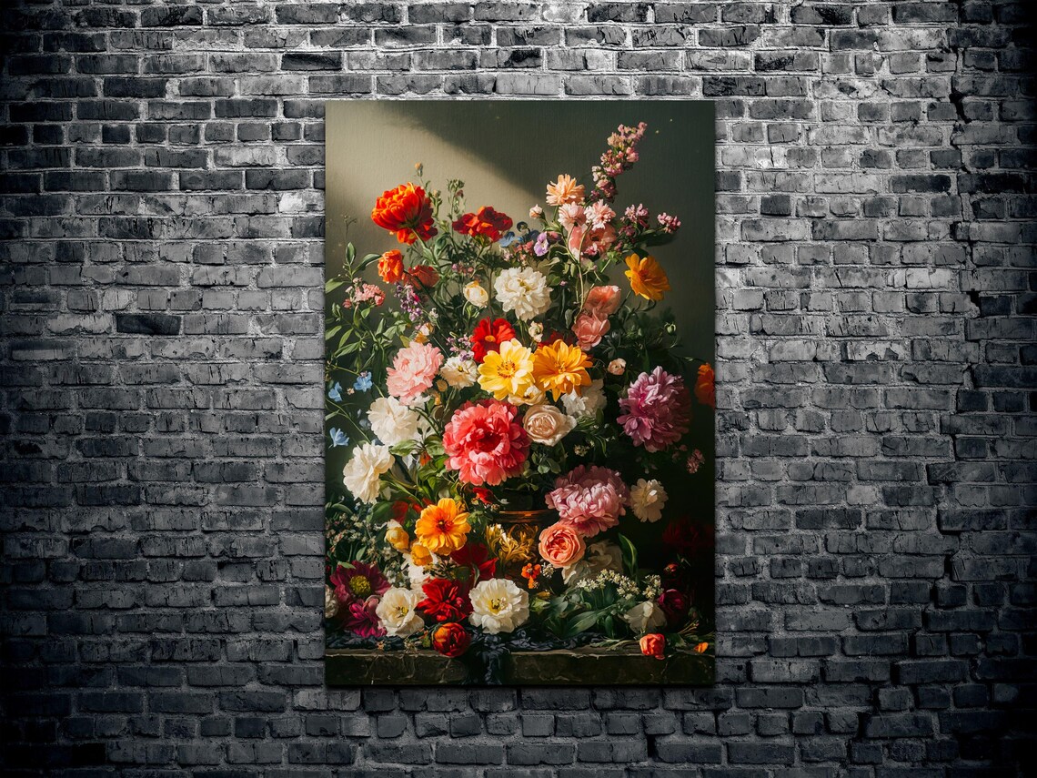Mid Century Modern Botanical Vase Art Print - Image 2