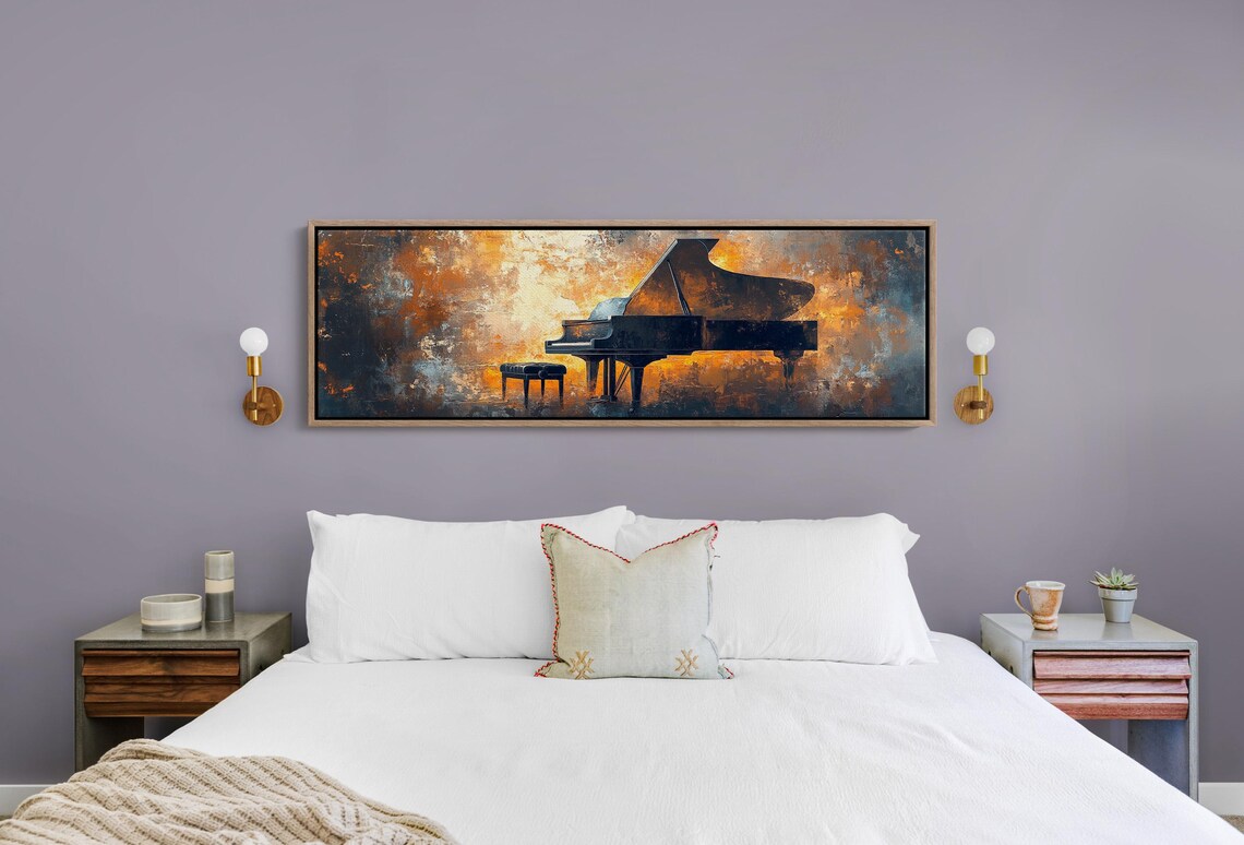 Grand Piano Art, Minimalist Contemporary Decor - Image 4