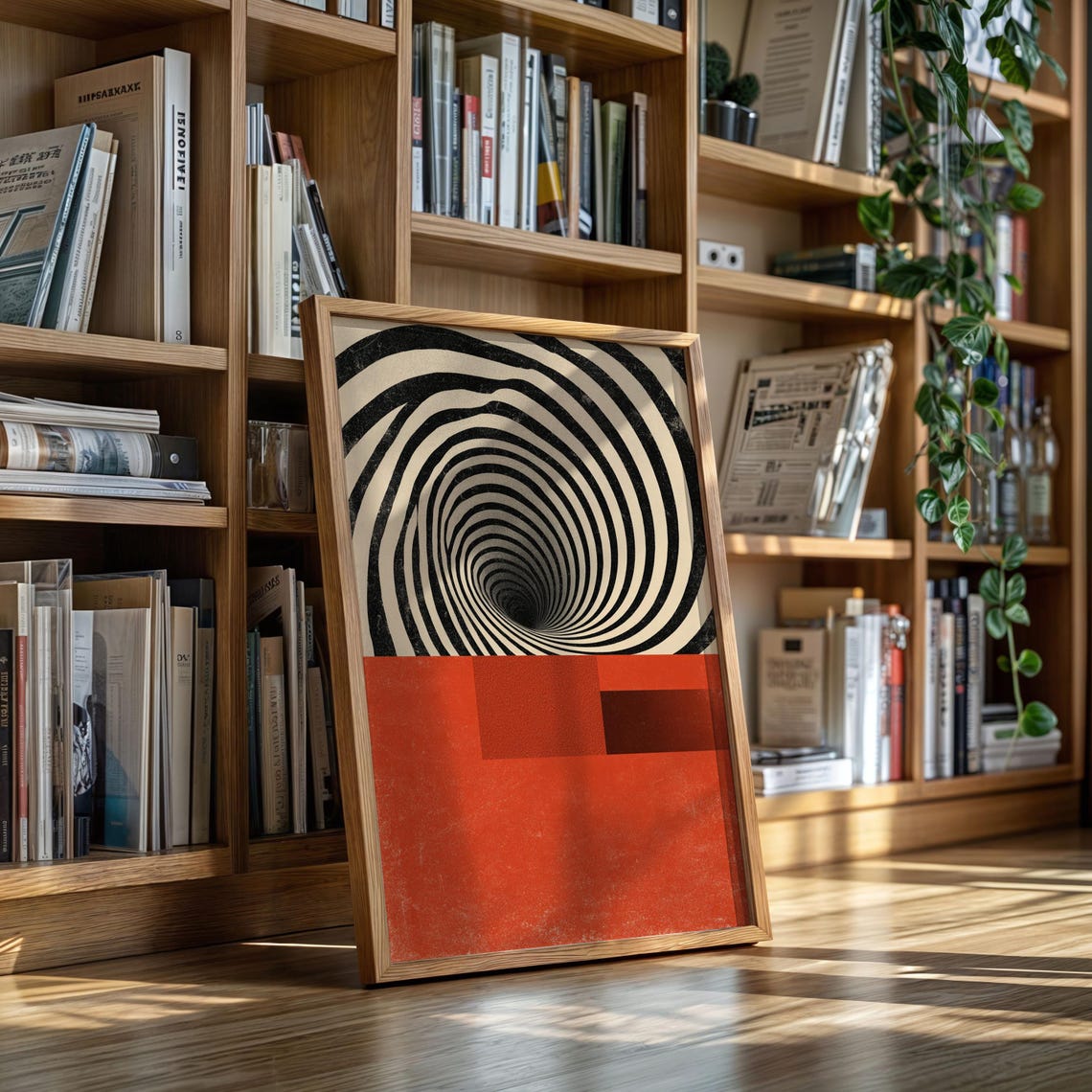 Optical Illusion Abstract Geometric Art
