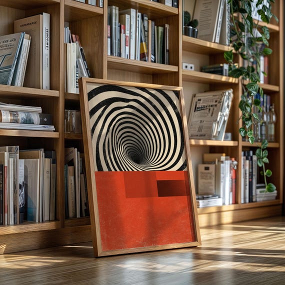 Optical Illusion Abstract Geometric Art