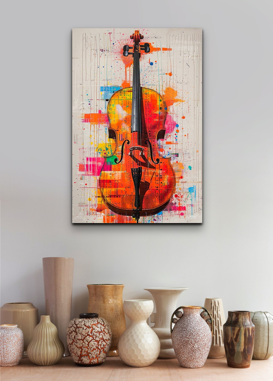 Pop Art Cello Poster - Image 4