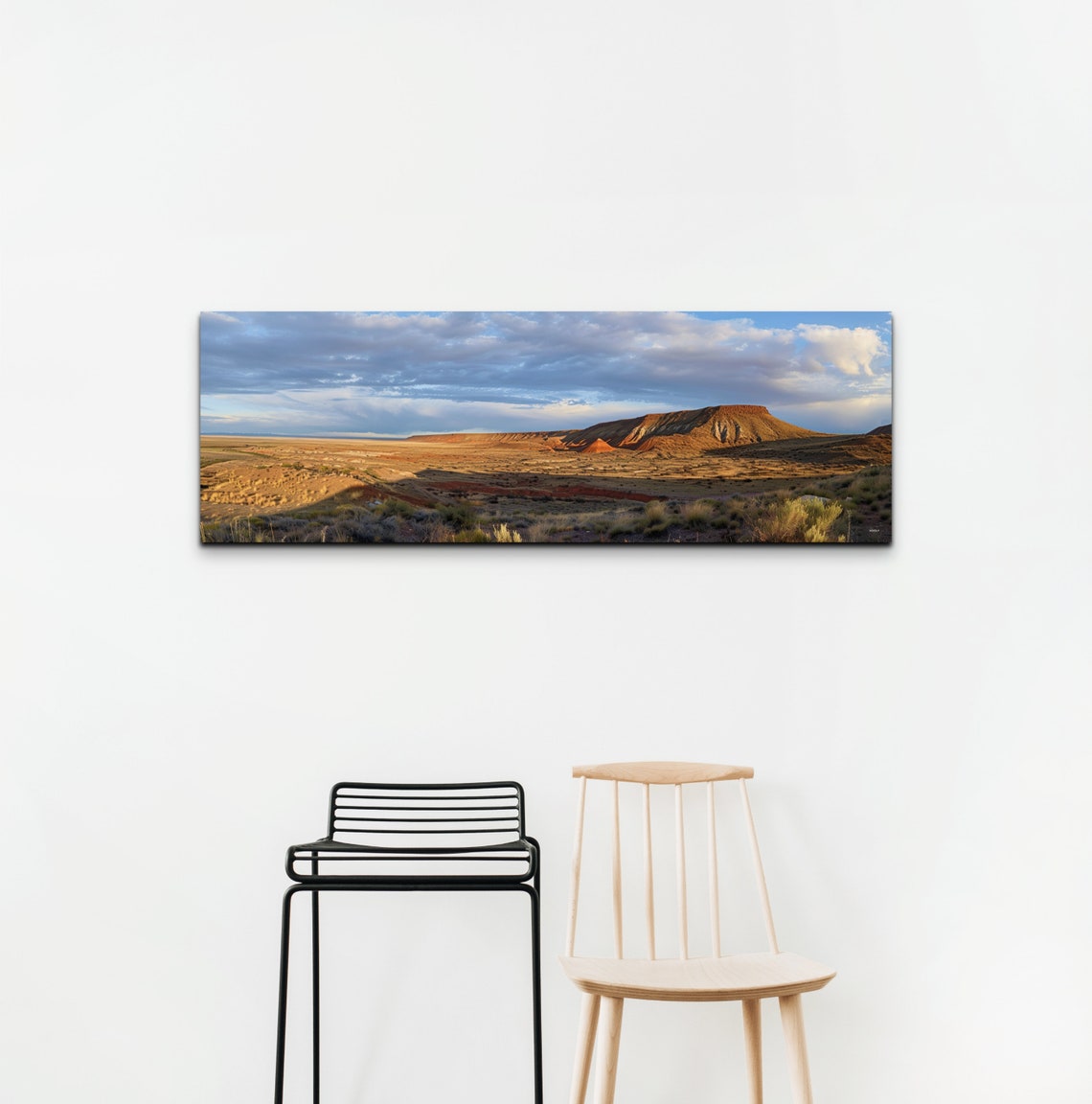Red Rock Desert Mesa Panoramic Sunset Light Landscape Poster - Image 3