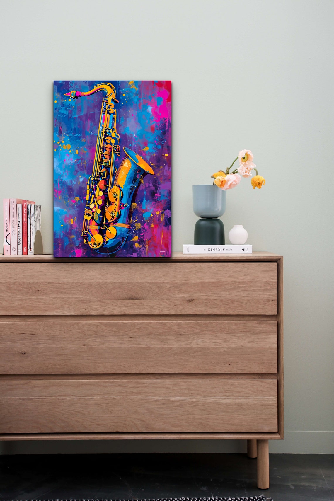 Pop Art Saxophone Art Print - Image 6
